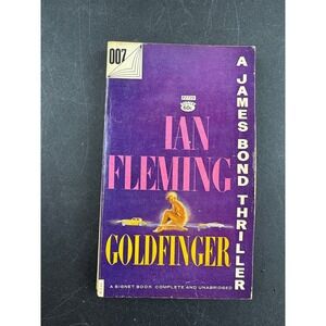 Goldfinger Ian Fleming James Bond Thriller Signet P2729 Vintage Paperback 1959